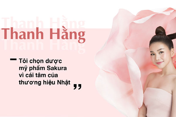 Hoa hậu - siêu mẫu - diễn viên Thanh Hằng trở thành đại sứ thương hiệu Sakura Beauty Việt Nam