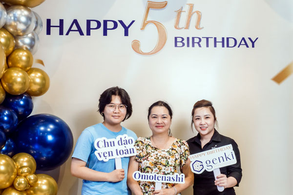 Mừng sinh nhật Genki Dermatology lần thứ 5